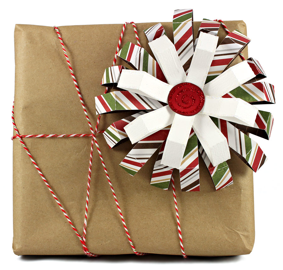 12 Days of Gift Wrapping Day 5 Stacked Loop Bow