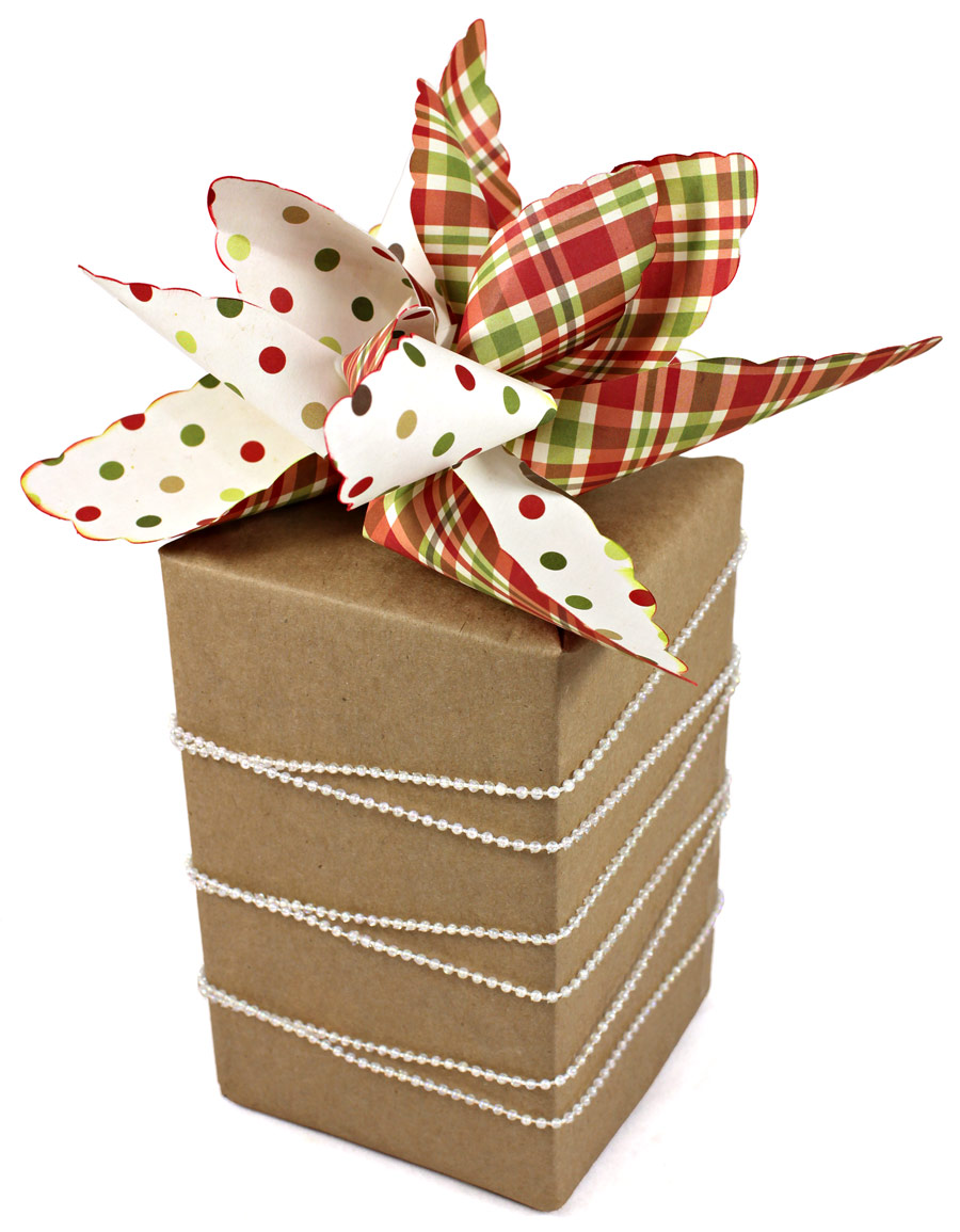 Gift Wrap Inspiration: Pinwheel Gift Topper