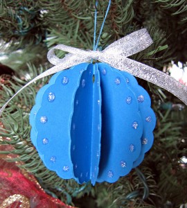 12-Paper-Ornaments-of-Christmas-Blue-Scallop-Folded-Ornament
