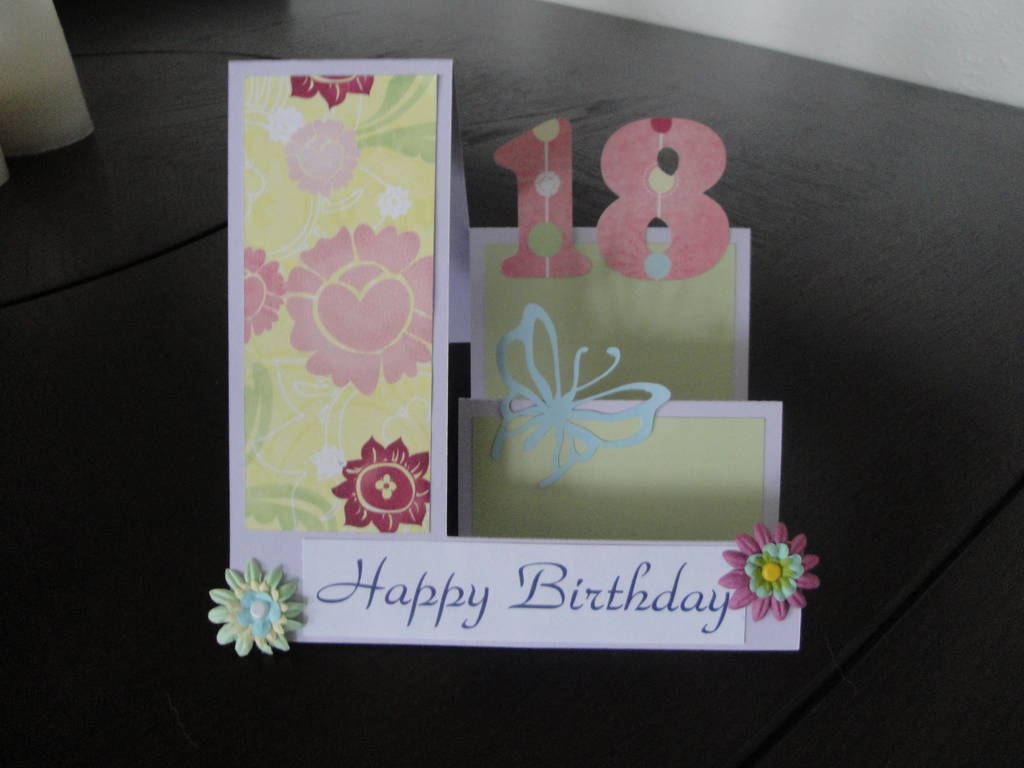 18th birthday card ideas girl