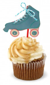 50s-Diner-Roller-Skate-Cupcake-Pick