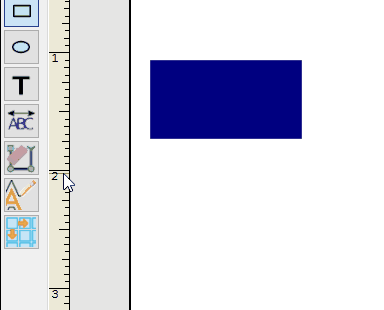 Adding a basic snap line is simple. Just click on the ruler.