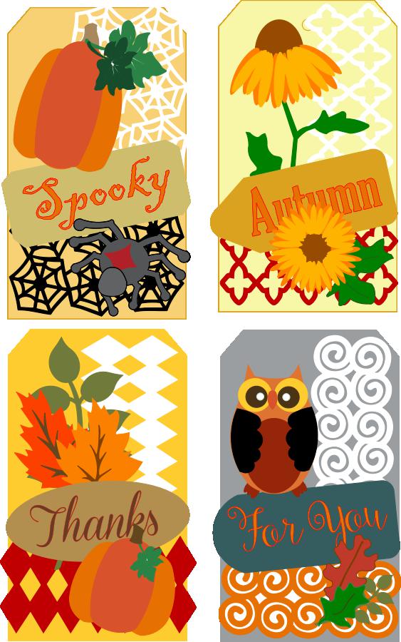Autumn Tags Project Pattern