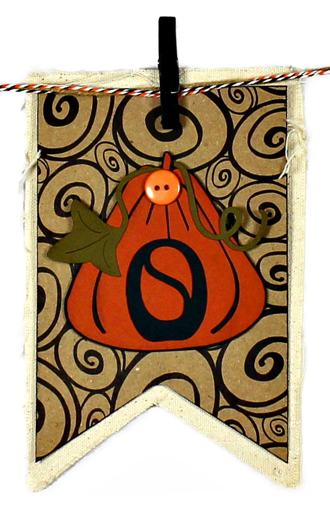 Boo Banner Letter O Detail