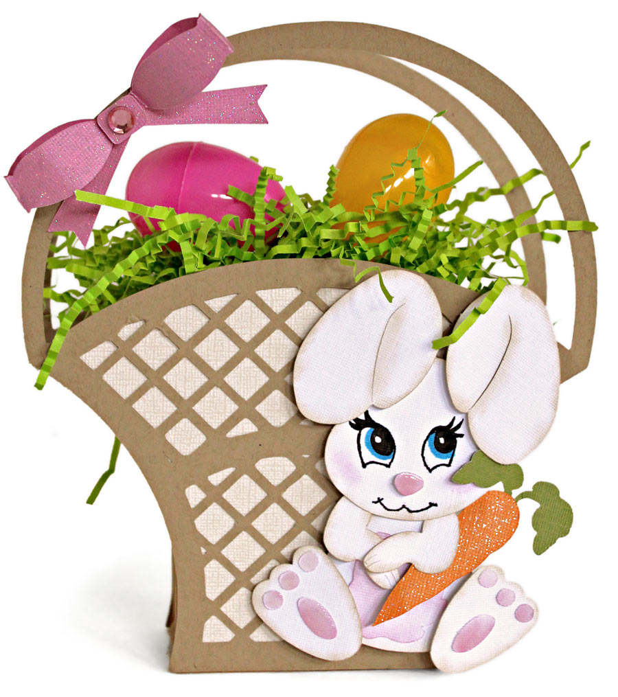 Bunny Lattice Easter Basket