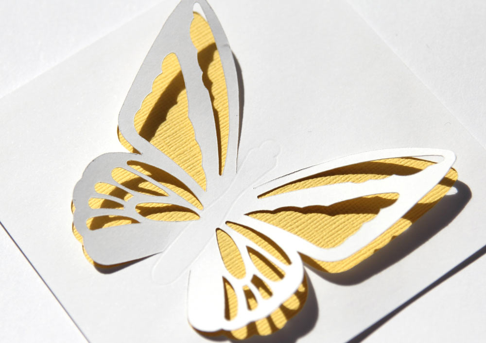 Butterfly Cut Out Card