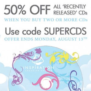 50% Off Recently Released CDs when you buy two or more