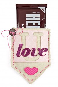 Canvas Corp Canvas Shape Pocket Love U Candy Bar Valentine