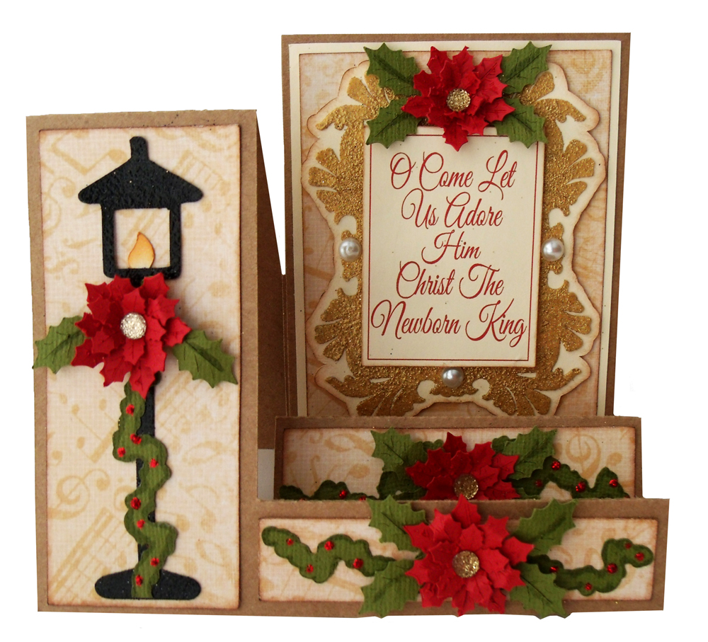 Christmas Card Side Step Card