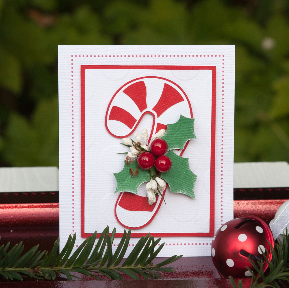 Christmas Candy Cane Card