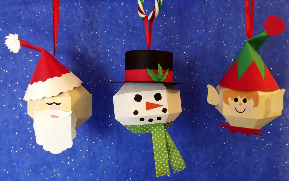 DIY Christmas Character Ornaments