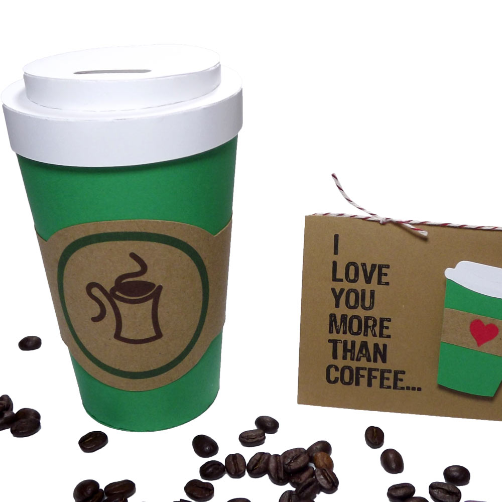 Coffee Cup Gift Card Holder