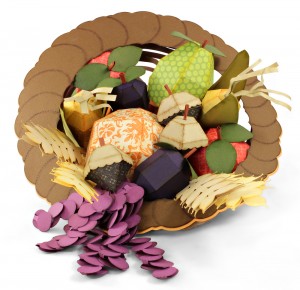 Cornucopia Horn of Plenty Front