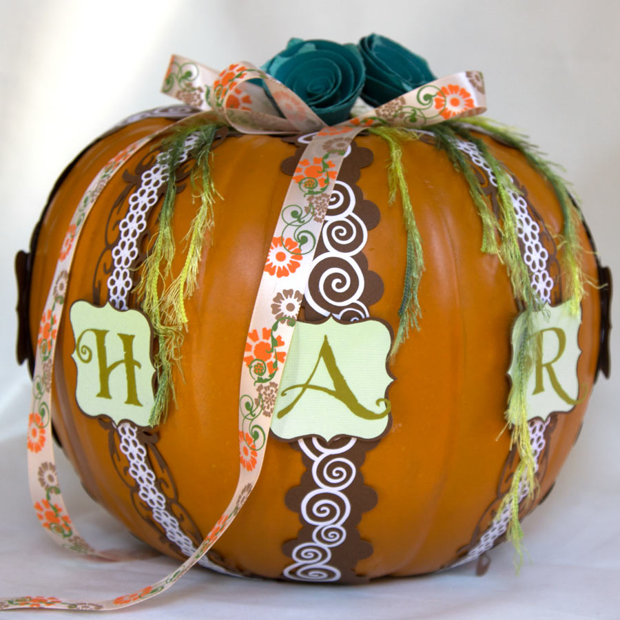 Decorated Pumpkin