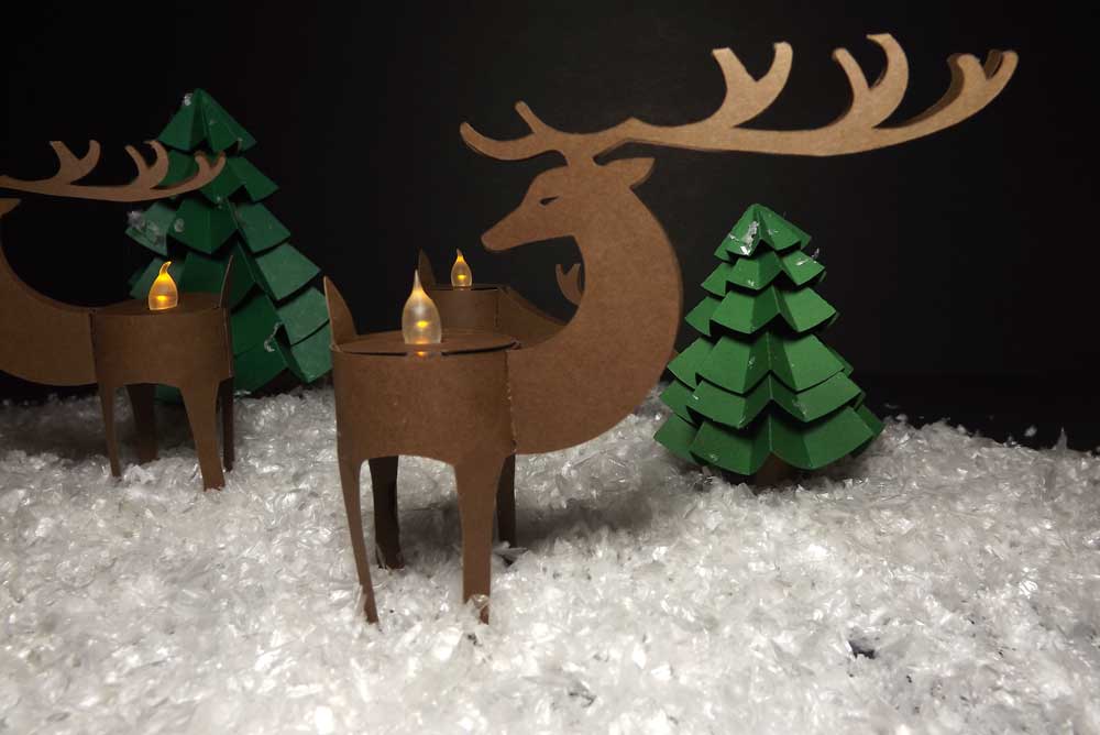 Deer Tealight Holders