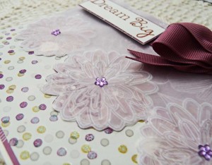 Dream Big Embossed Vellum Card