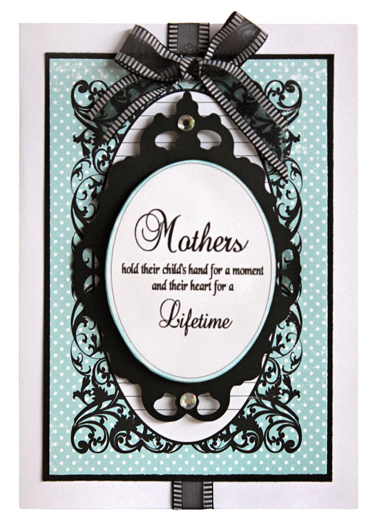 Elegant Framed Sentiment Card Angie Contreras