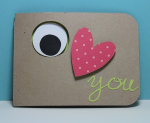 Eye Love You Monster Valentine Card