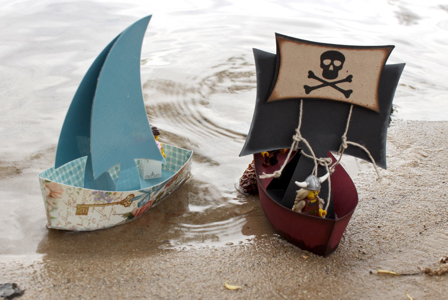 DIY Paper Sailboats Floating Paper Toy Boats On the Sand