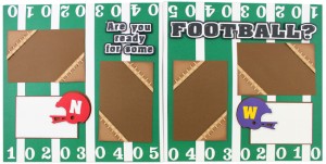 Football Scrapbook Layout