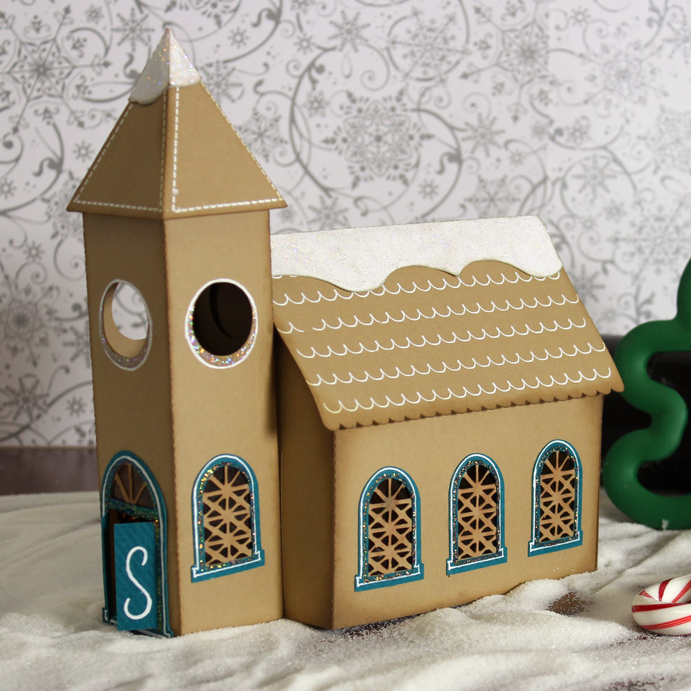 gingerbread cathedral template