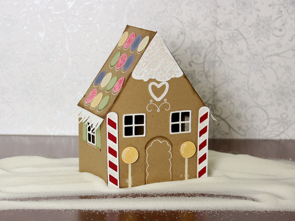 Gingerbread Village Paper House