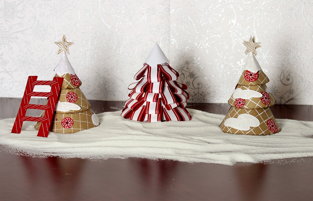 Gingerbread Village Trees