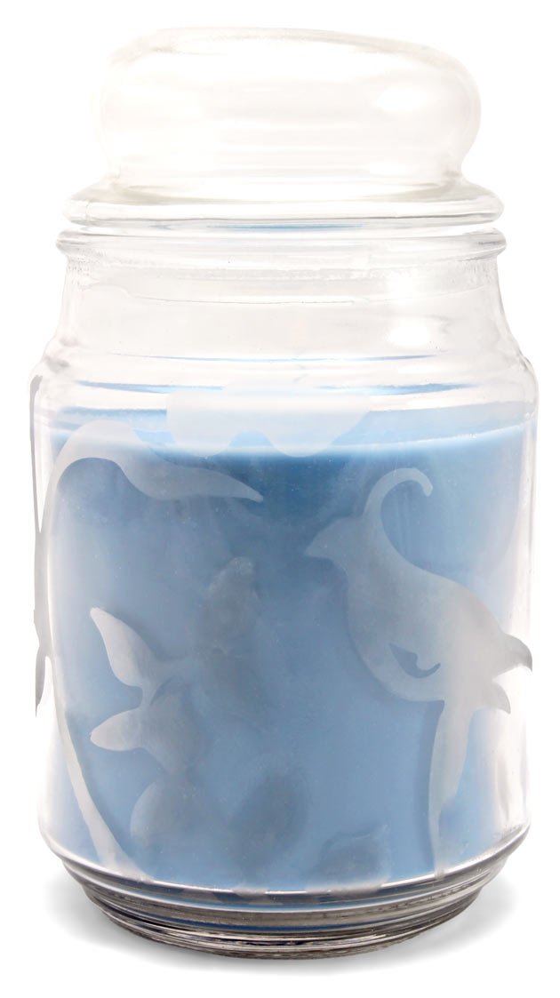 Glass Etching on a Jar Candle