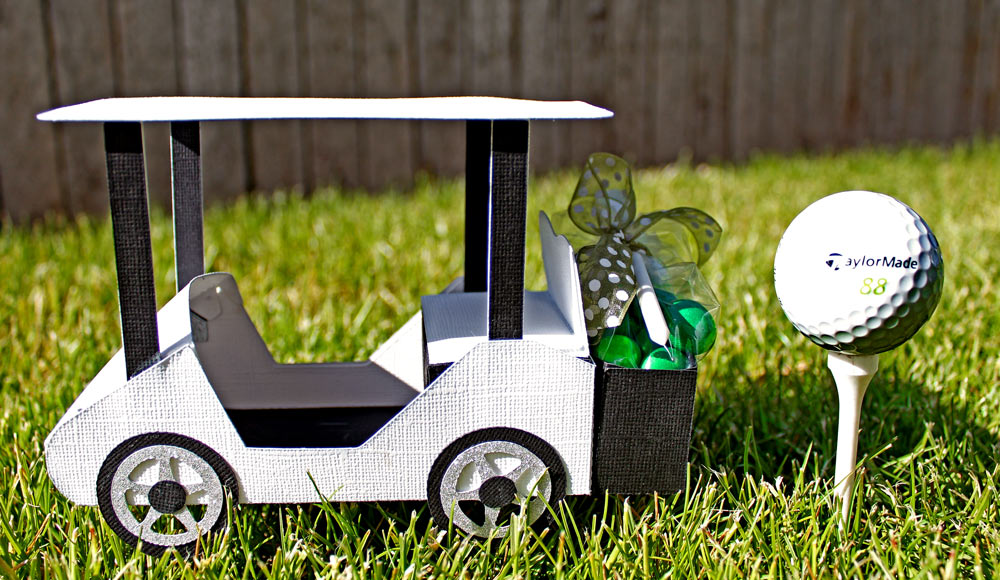 Paper Golf Cart For Father's Day