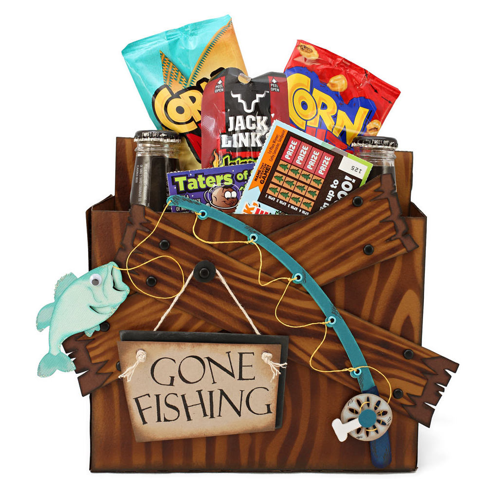 Gone Fishing Snack and Drink Caddy - Pazzles Craft Room