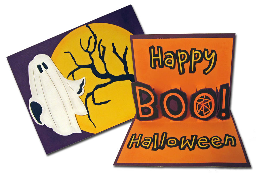 Halloween Pop Up Card Boo Ghost