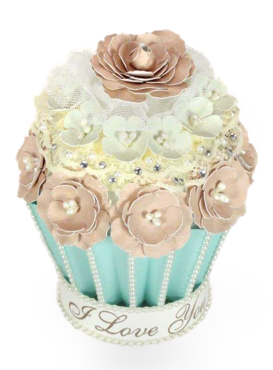 I Love You Paper Cupcake Tara Brown