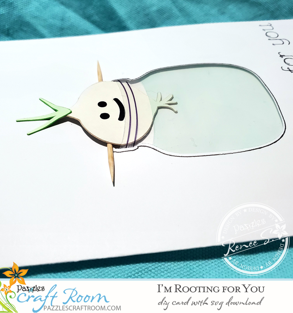 Pazzles DIY Rooting for You Card with instant SVG download. Instant SVG download compatible with all major electronic cutters including Pazzles Inspiration, Cricut, and
Silhouette Cameo. Design by Renee Smart.