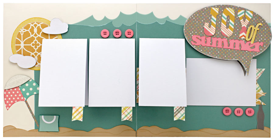 Summer Scrapbook Layouts