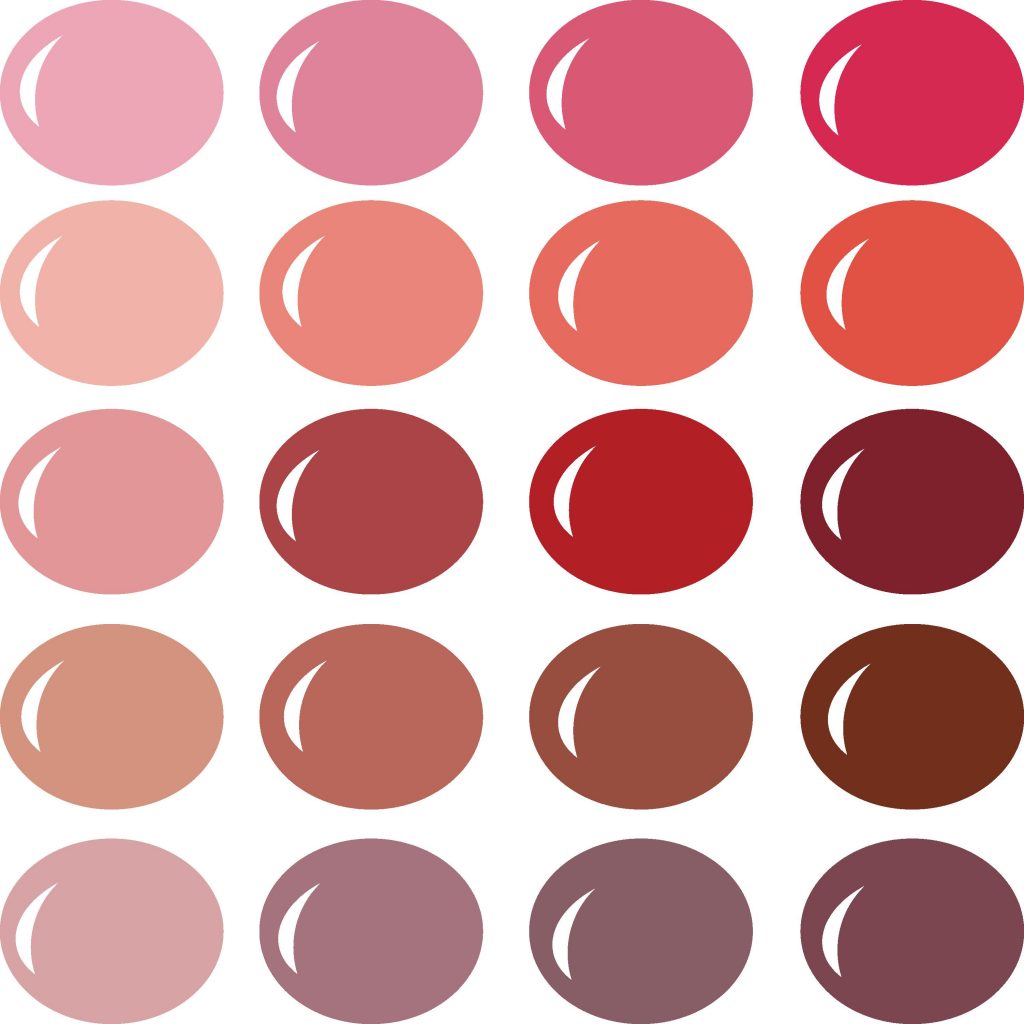 Valentine's Day Kiss Me Color Palette for Pazzles InVue software
