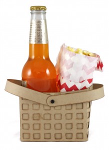 Knitting Basket Treat Favor Boxes