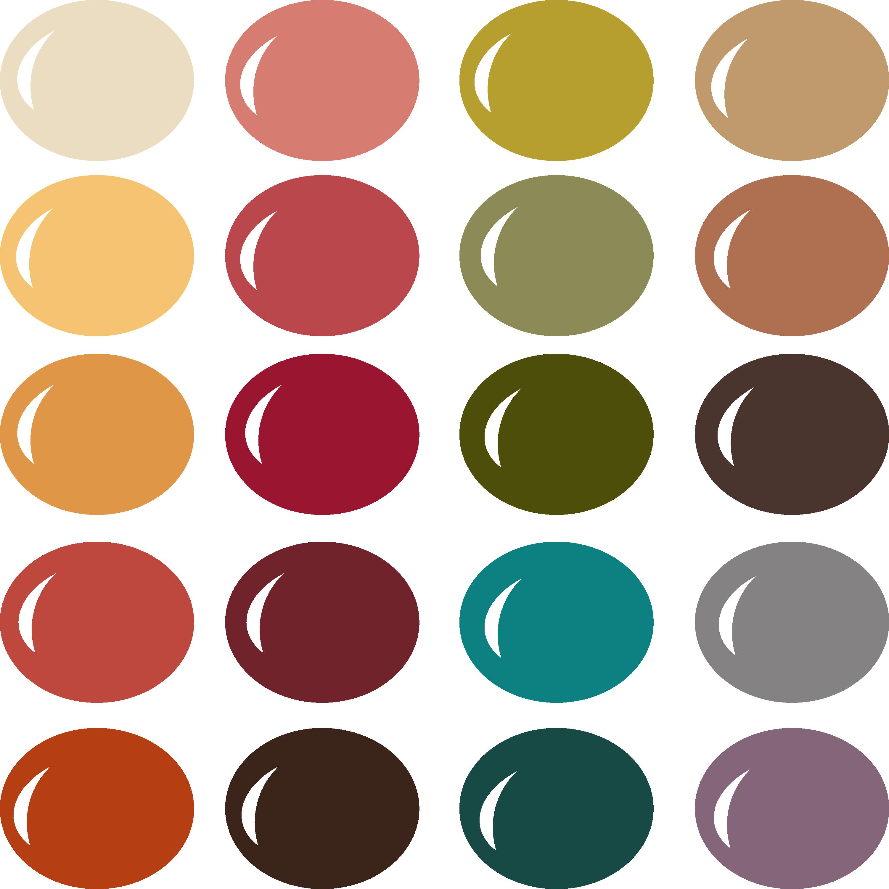 Pazzles DIY London's Trendiest Fall Colors. Fall Color Palette by Amanda Vander Woude.