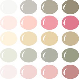 Love in the Spring Color Palette for Pazzles InVue software