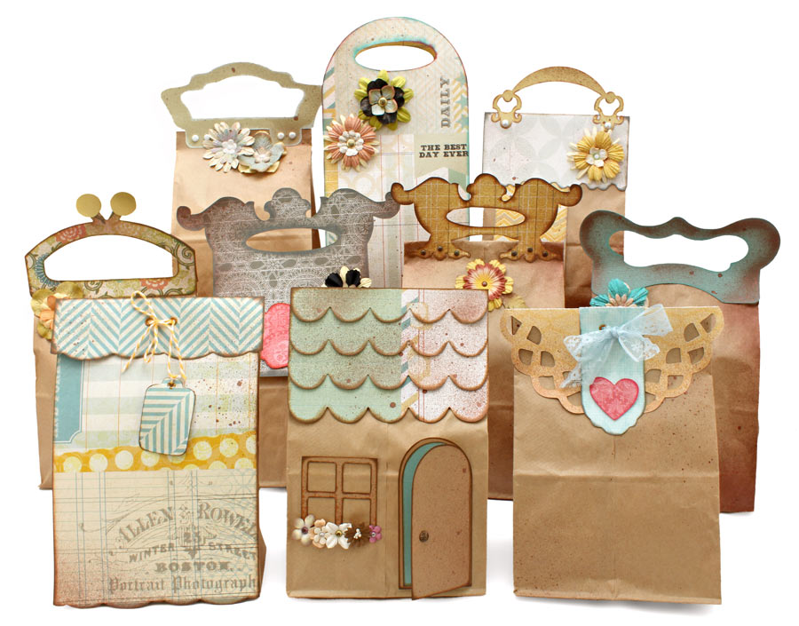 Lunch Sack Gift Bags Cutting Collection Group