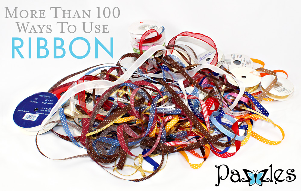 More than 100 ways to use ribbon... bows, flowers, braids, and more!