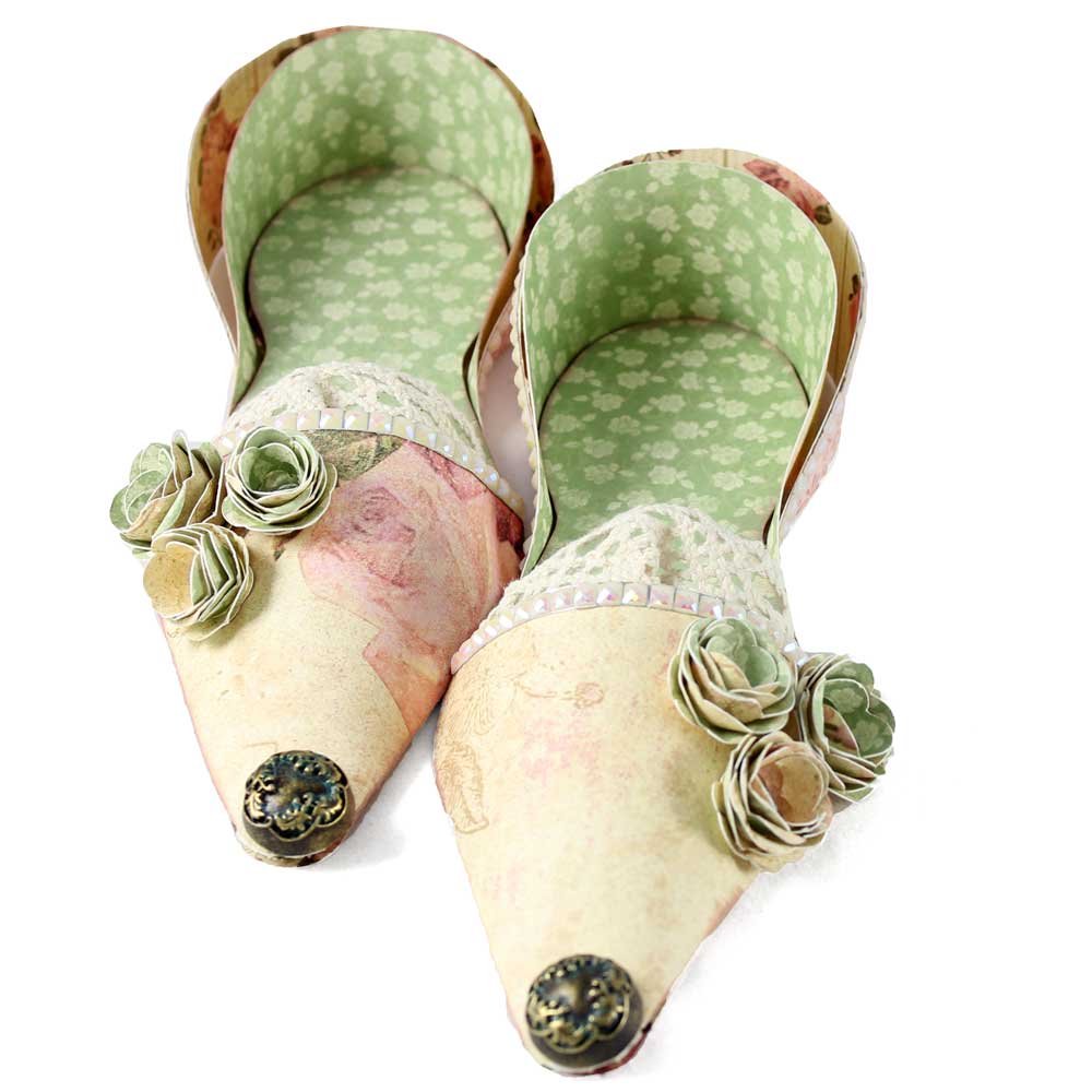 Paper Spring Fairy Shoes