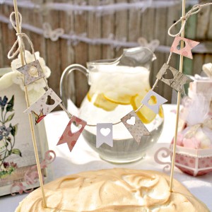 Prima and Pazzles Fairy Rhymes Heart Pennant Banner