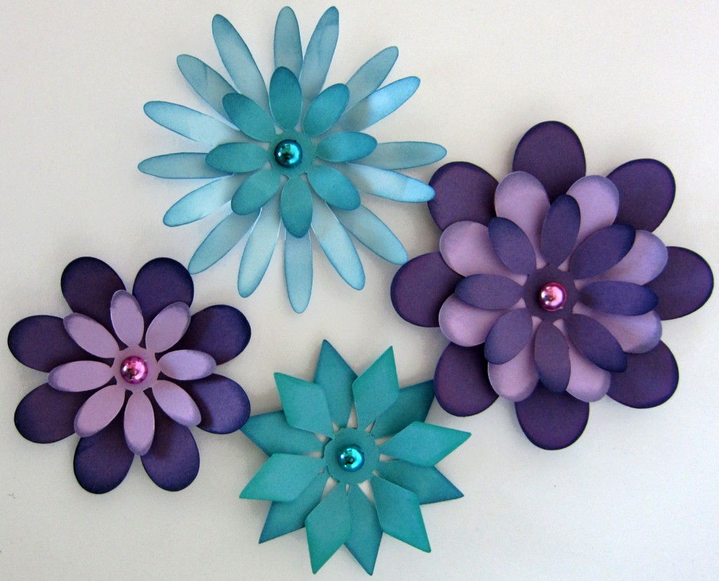 DIY Scrapbook Embellishments: Flowers - Pazzles Craft Room