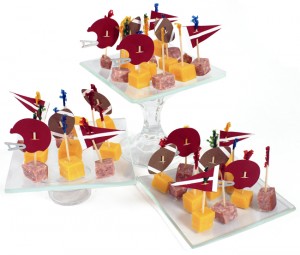 Football Party Flag Toothpicks