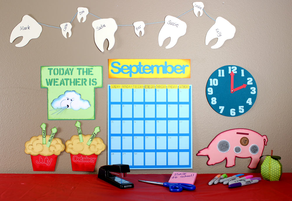 School Days Teacher Calendar Set