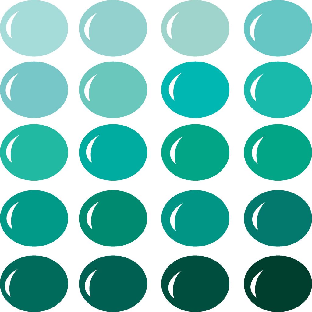 InVue Color Palette: Shades of Teal - Pazzles Craft Room
