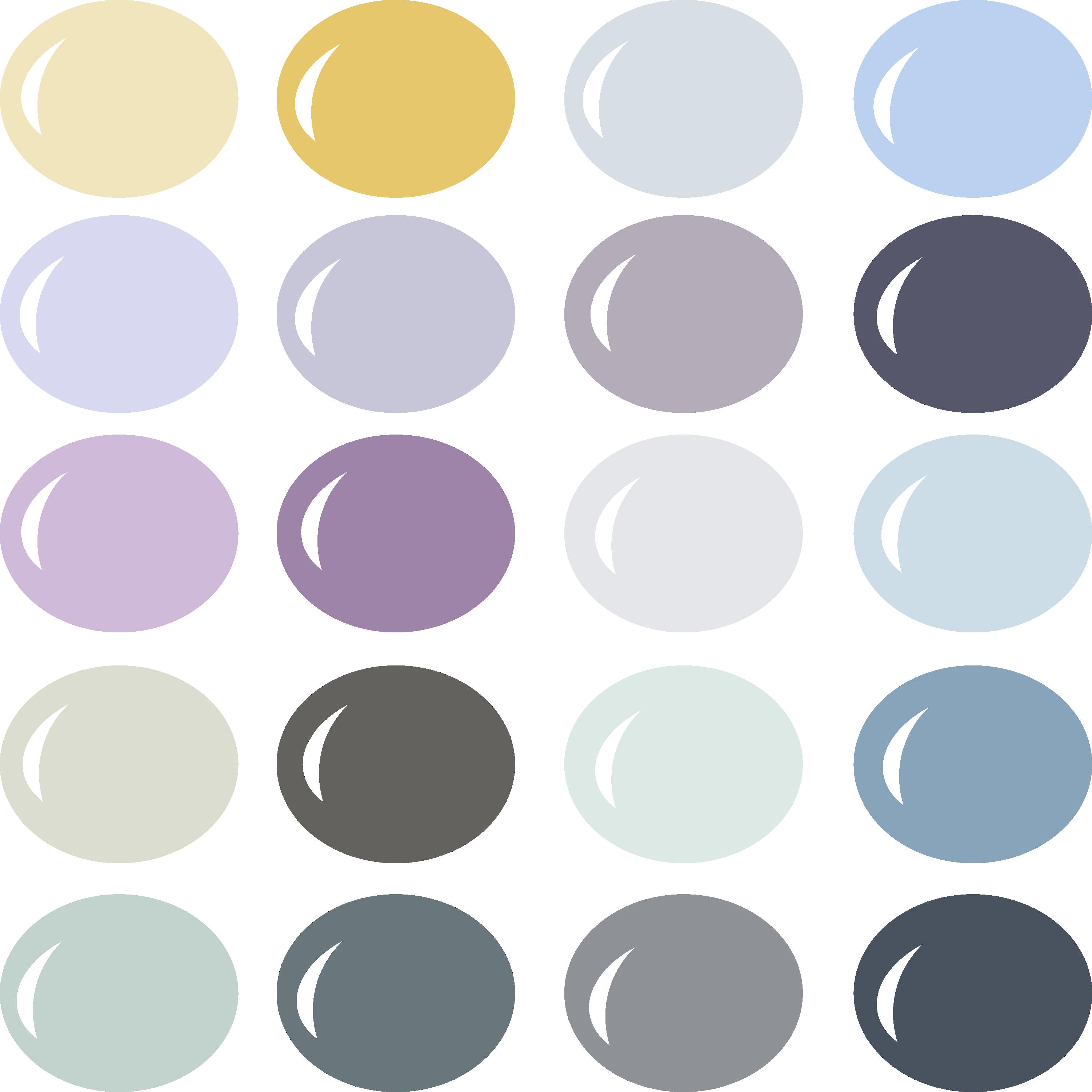 Pazzles Showers and Flowers color palette for Pazzles InVue software