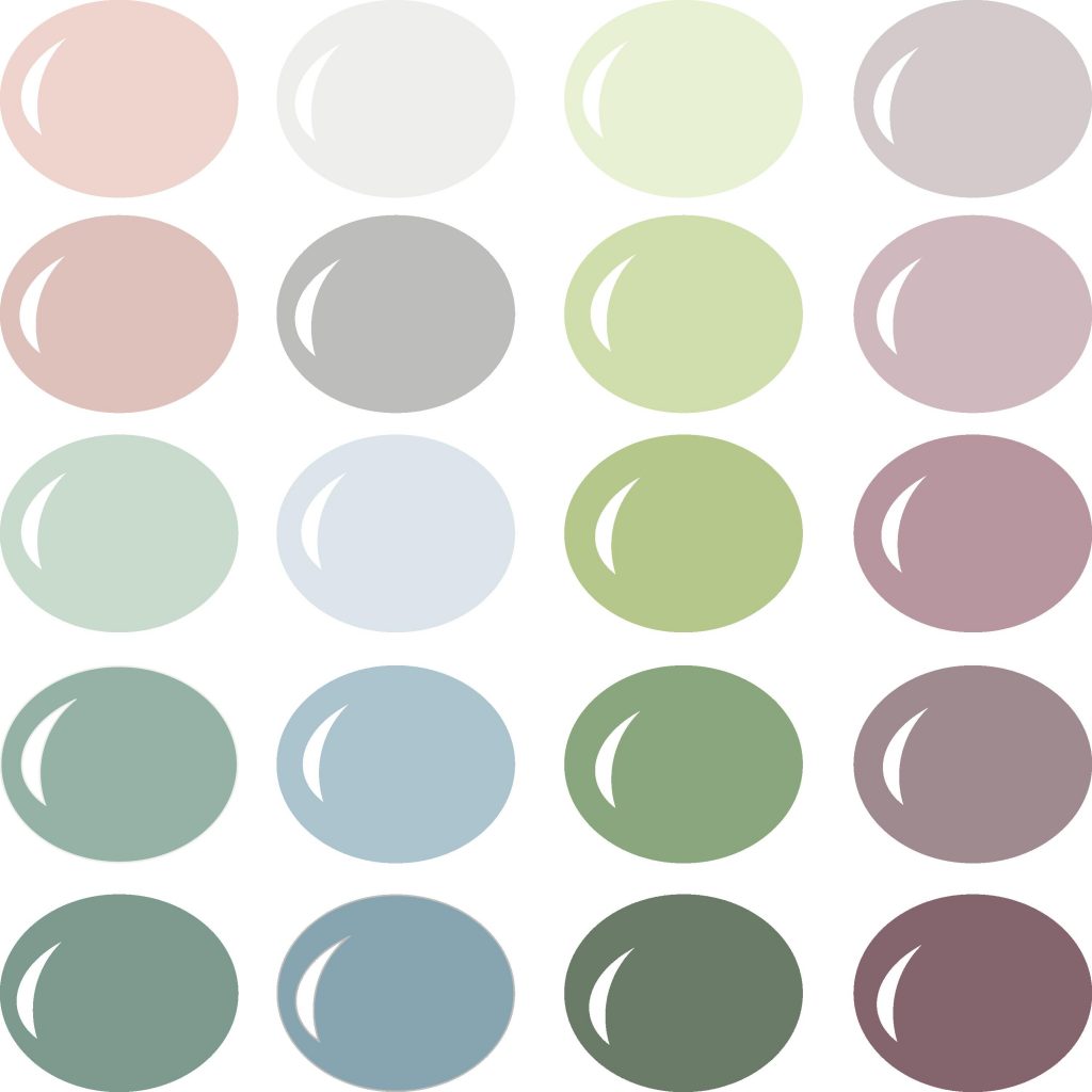 Pazzles InVue Succulent Color Palette with instant download