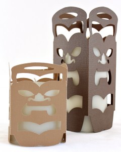 Tiki Candle Holders / Luminaries