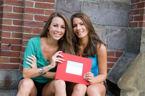 Two Girls and Photo Album
